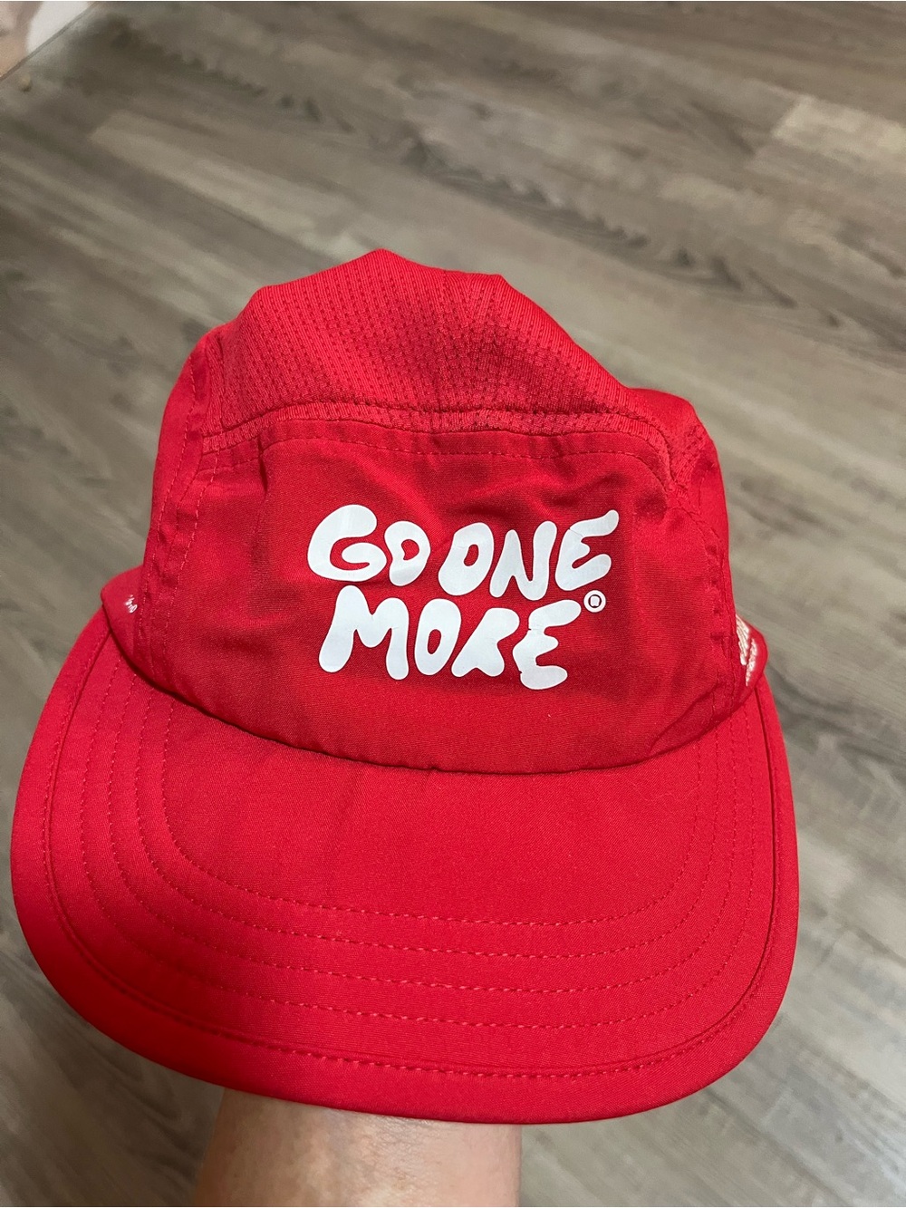 Ciele Athletics BPN Go One More Red 5 Panel Running Hat Cap Limited Edition